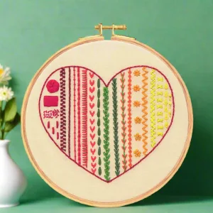DIY Beginner Friendly Embroidery Stitches Learning Kit